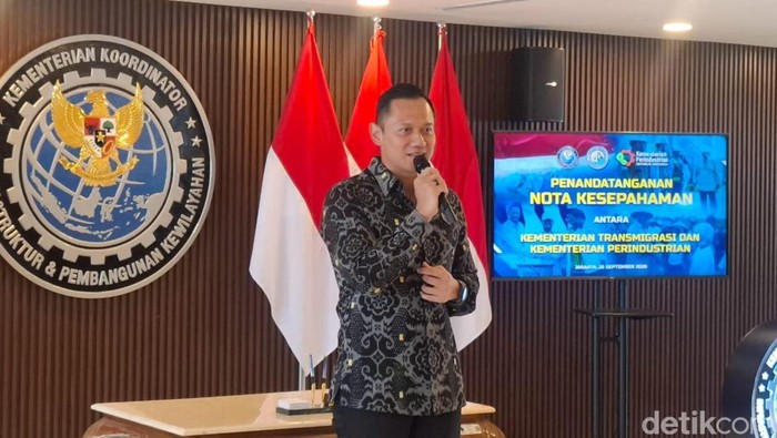 Menteri Koordinator Bidang Infrastruktur dan Pembangunan Kewilayahan (Menko IPK) Agus Harimurti Yudhoyono (AHY)