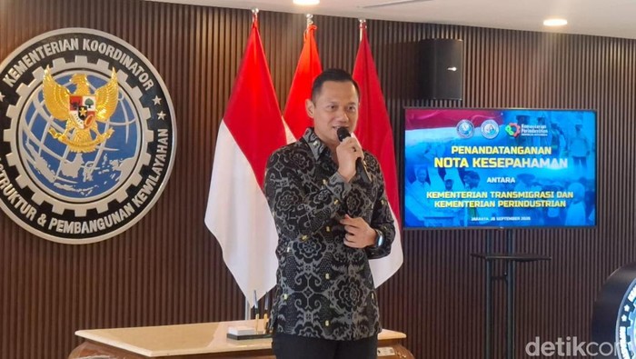 Menteri Koordinator Bidang Infrastruktur dan Pembangunan Kewilayahan (Menko IPK) Agus Harimurti Yudhoyono (AHY)