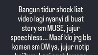 Ia mengunggah momen itu dalam Instagram miliknya. Chandra gak menyangka MUSE mengunggah momen tersebut. Foto: dok instagram Chandra