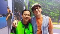 Momen Chandra foto bareng dengan Andre Taulany. Foto: dok instagram Chandra
