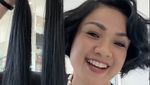 Nirina Zubir Potong Rambut Pendek Buat Didonasikan