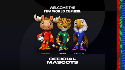 FIFA telah mengumumkan maskot Piala Dunia 2026. Maskot tersebut bernama Clutch, Zayu, dan Maple yang mewakili Amerika Serikat, Kanada, dan Meksiko.