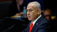 Dalam pidatonya, Netanyahu menyoroti berbagai isu global sekaligus menekankan posisi Israel terhadap dinamika politik dan keamanan internasional. REUTERS/Jeenah Moon