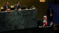 Kehadiran Netanyahu di forum dunia itu menjadi salah satu sorotan utama, mengingat tingginya tensi geopolitik di kawasan Timur Tengah. REUTERS/Jeenah Moon