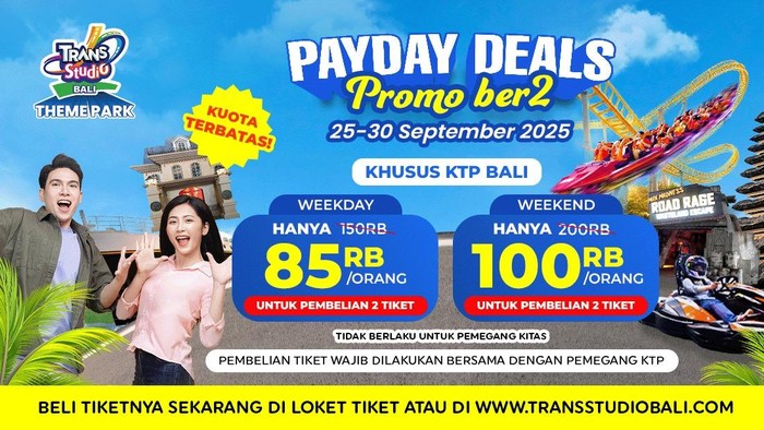 Promo Payday Deals Trans Studio Bali