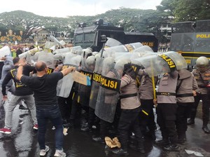 Antisipasi Demo Rusuh, Polresta Gelar Sistem Pengamanan Kota Malang