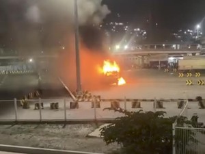 Video: Truk Ekspedisi Terbakar Hebat di Pelabuhan Merak