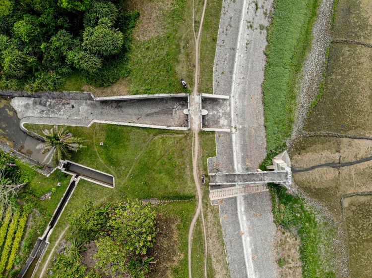 Waduk Perning Nganjuk Kering, Ribuan Hektare Sawah Terancam