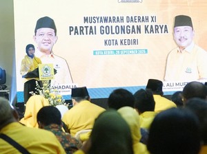 Hadiri Musda Golkar, Wali Kota Kediri Singung Kolaborasi Bangun Daerah