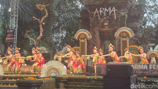 ARMA Festival di Ubud, Gianyar, Bali, Sabtu (27/9/2025).