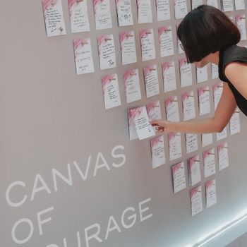 ASRI melalui ASHTA District 8 sebagai penggagas ide, menggandeng Lovepink, dan didukung oleh Wardah dalam menghadirkan Brushstrokes of Hope.