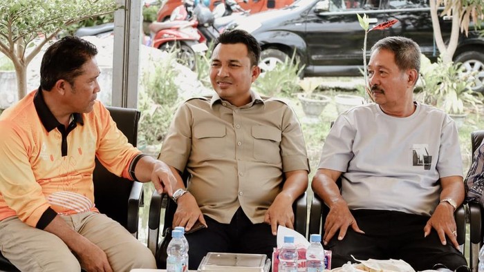 Bupati Luwu Utara, Andi Abdullah Rahim saat lauching dapur MBG.