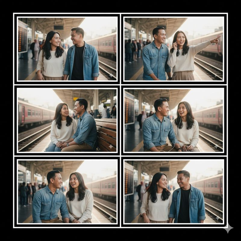 lustrasi kolase foto (Gambar yang disajikan dalam artikel ini bukanlah foto asli hasil pemotretan, melainkan kreasi visual yang sepenuhnya dihasilkan oleh kecerdasan buatan Gemini AI).