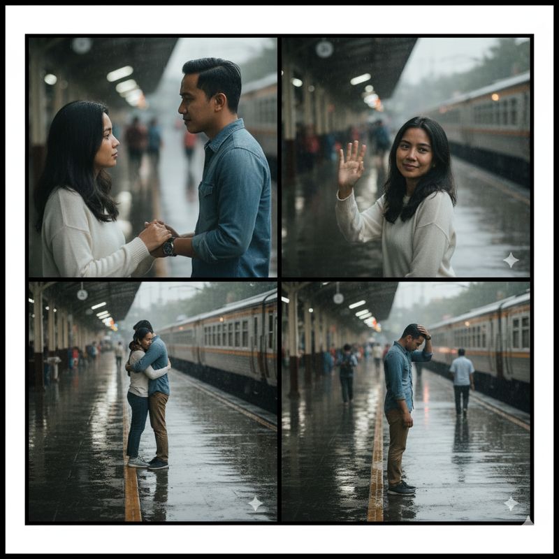 lustrasi kolase foto (Gambar yang disajikan dalam artikel ini bukanlah foto asli hasil pemotretan, melainkan kreasi visual yang sepenuhnya dihasilkan oleh kecerdasan buatan Gemini AI).