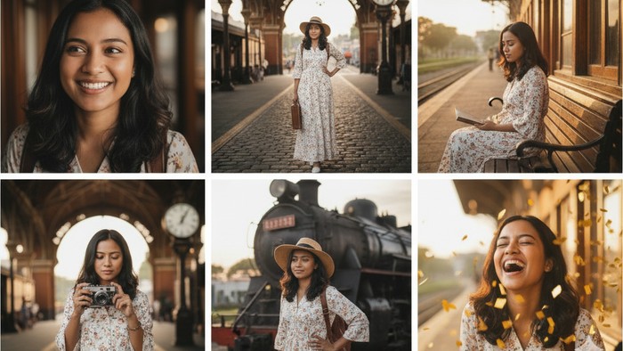 lustrasi kolase foto (Gambar yang disajikan dalam artikel ini bukanlah foto asli hasil pemotretan, melainkan kreasi visual yang sepenuhnya dihasilkan oleh kecerdasan buatan Gemini AI).