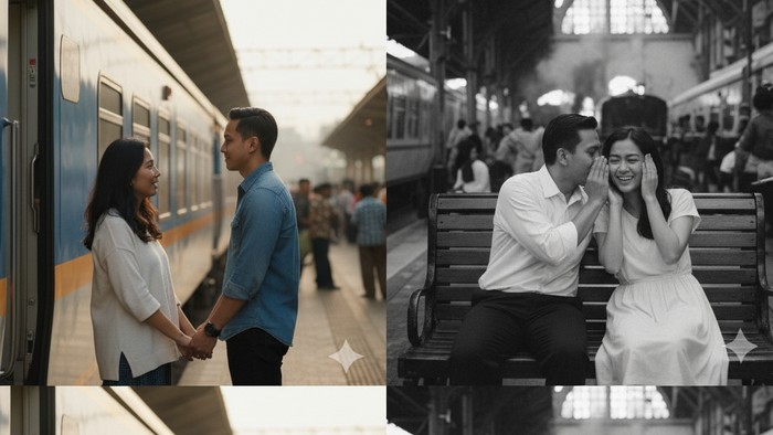 lustrasi kolase foto (Gambar yang disajikan dalam artikel ini bukanlah foto asli hasil pemotretan, melainkan kreasi visual yang sepenuhnya dihasilkan oleh kecerdasan buatan Gemini AI).