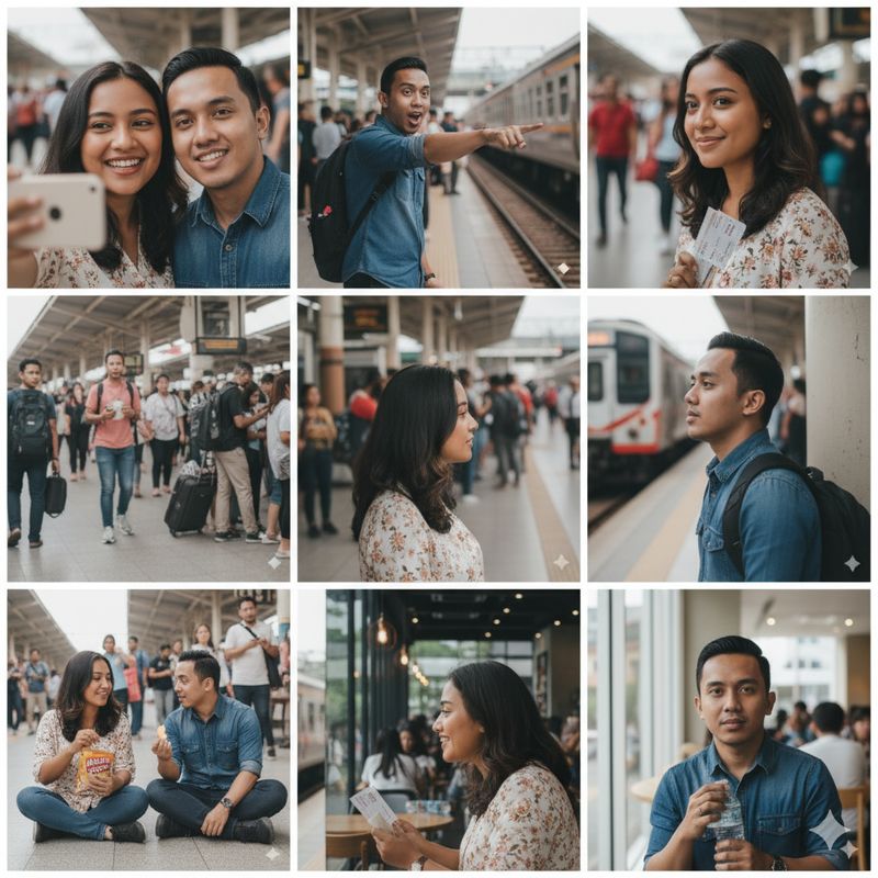 lustrasi kolase foto (Gambar yang disajikan dalam artikel ini bukanlah foto asli hasil pemotretan, melainkan kreasi visual yang sepenuhnya dihasilkan oleh kecerdasan buatan Gemini AI).