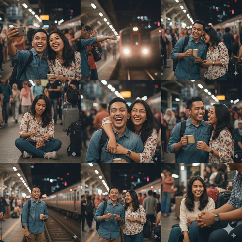 lustrasi kolase foto (Gambar yang disajikan dalam artikel ini bukanlah foto asli hasil pemotretan, melainkan kreasi visual yang sepenuhnya dihasilkan oleh kecerdasan buatan Gemini AI).