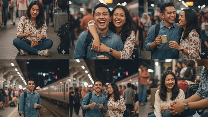 lustrasi kolase foto (Gambar yang disajikan dalam artikel ini bukanlah foto asli hasil pemotretan, melainkan kreasi visual yang sepenuhnya dihasilkan oleh kecerdasan buatan Gemini AI).