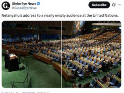 Walk Out Massal Saat Netanyahu Pidato, Netizen Ramai Bahas