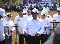 Tanam Jagung Serentak Bareng DPD, Mentan Dorong Lompatan Produksi Pangan