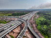Trafik Kendaraan Selama Libur Natal di Tol Sumsel Naik