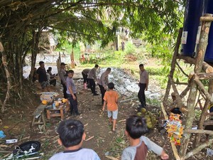 Respons Cepat Krisis Air Bersih, Polres Bogor Bikin Sumur Bor di Desa Tapos