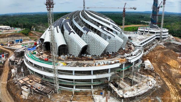 Penampakan Terkini Megaproyek IKN, Ibu Kota Politik 2028