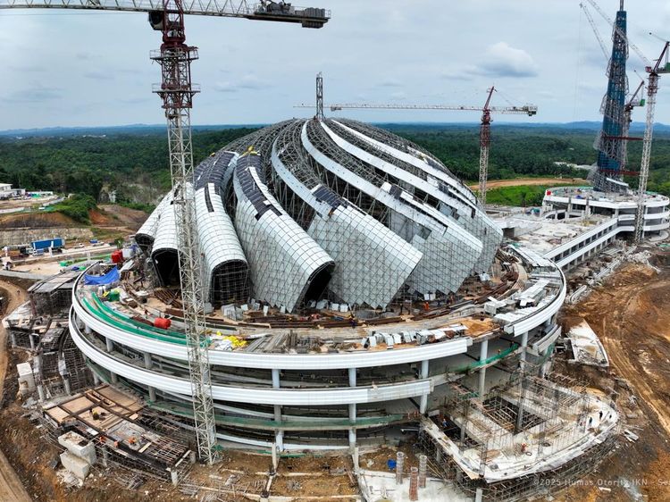 Penampakan Terkini Megaproyek IKN, Ibu Kota Politik 2028