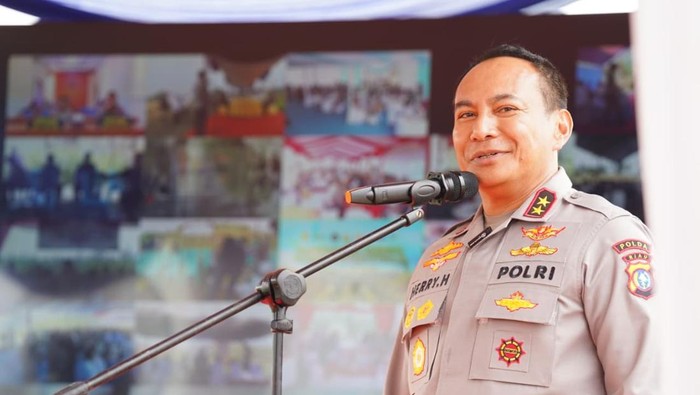 Polda Riau panen raya 18 ton jagung di lahan seluas 8,2 hektare di Kota Pekanbaru, Minggu (27/9/2025).