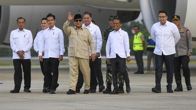 Prabowo Tiba di Jakarta Usai Berpidato di Sidang Umum PBB