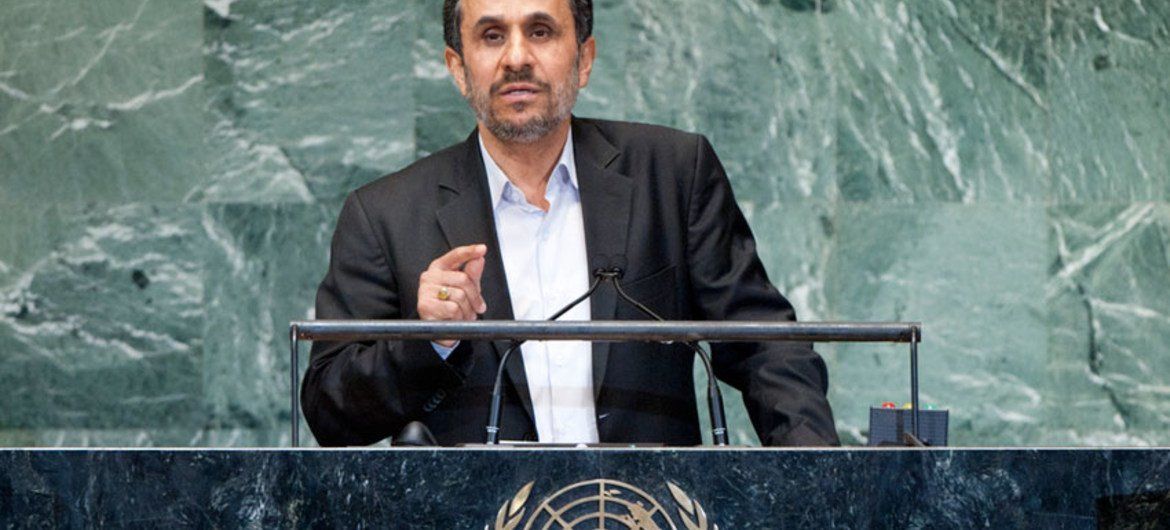 Presiden Ahmadinejad berpidato di Sidang Umum PBB