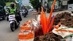 Hati-hati Ada Proyek Galian Relokasi Utilitas di Jalan Buahbatu Bandung
