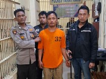 Tampang Pembunuh Pria Bunuh-Kubur Teman Tanpa Busana di Karo