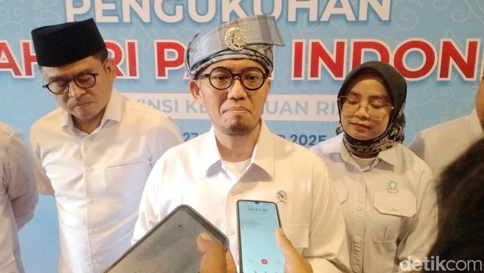 Wakil Menteri Haji dan Umrah, Dahnil Anzar Simanjuntak. (Alamudin Hamapu/detikSumut)
