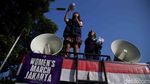 Aksi Womens March Jakarta Suarakan Kesetaraan dan Keadilan