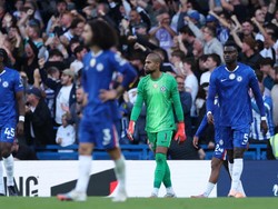 Chelsea jalani tiga laga di Liga Inggris sepanjang September ini. Hasilnya imbang 2-2 kontra Brentford dan kalah 1-2 dari MU serta kalah 1-3 dari Brighton (Action Images via Reuters/John Sibley)