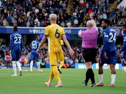 Selain Cucurella, sebelumnya ada Joao Pedro, Liam Delap, Malo Gusto, Moises Caicedo, Robert Sanchez, dan Trevoh Chalobah sebagai pemain-pemain Chelsea yang kena kartu merah (Steven Paston/PA Images via Getty Images)