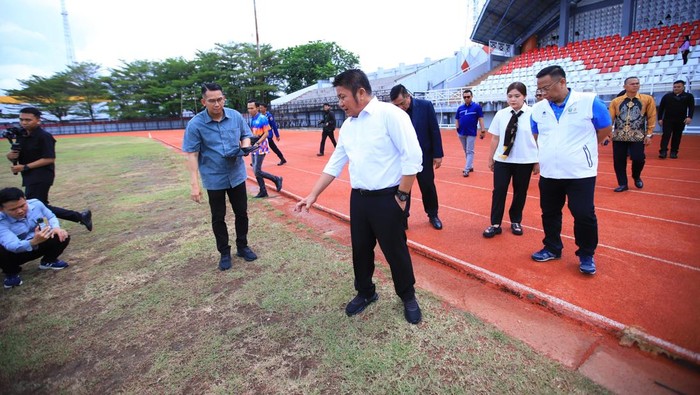 Gubernur Sumsel Herman Deru tinjau venue persiapan Porprov 2025 di Muba