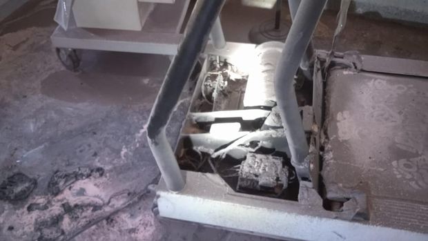 Kebakaran di RS Darmo Surabaya.