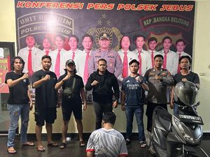 Pengedar Upal Asal Palembang Ditangkap Polisi Saat Datangi Pacar di Babel
