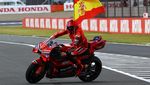 Semringah Marc Marquez Rayakan Gelar MotoGP Ketujuh