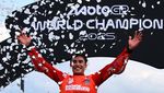 Semringah Marc Marquez Rayakan Gelar MotoGP Ketujuh