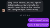 Bermula dari pesan singkat di media sosial, penggemar itu gak menyangka bisa jenguk Stevan Pasaribu. Foto: dok instagram Stevan Pasaribu