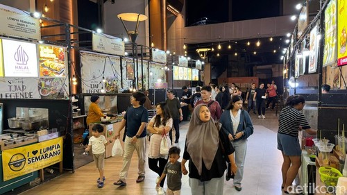 Suasana Festival Kuliner Tjap Legende di Discovery Mall Kuta, Bali, pada Minggu (28/9/2025). (Foto: Ni Made Lastri Karsiani Putri/detikBali)