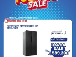 Ada Diskon Gede Kulkas Side by Side Polytron di Transmart Full Day Sale