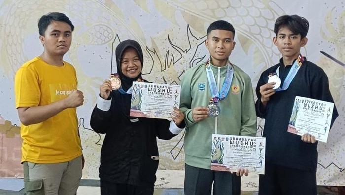 3 Atlet Wushu Probolinggo Boyong Medali di Kejurprov Jatim 2025