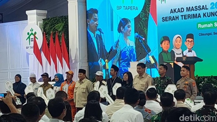 Pemerintah resmi memberikan 26.000 rumah subsidi di Cileungsi, Bogor.