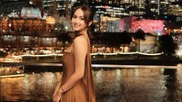 Angie Marcheria merasa lega dengan penampilan saat ini. Kemarin perut aku lagi banyak gas, tulisnya. (Foto: dok Instagram angiemstwn)