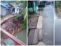 Banjir di 2 Desa Musi Rawas Mulai Surut, Warga Tetap Diimbau Waspada